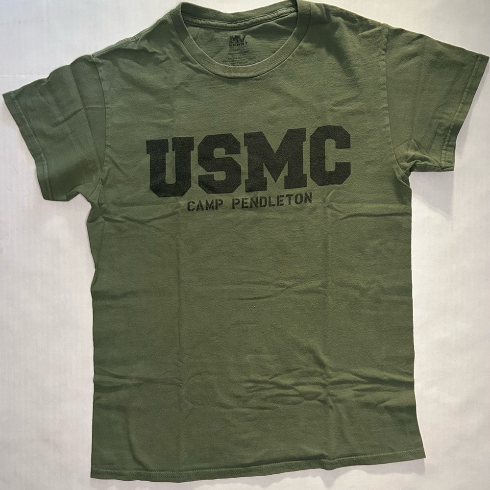 USMC Camp Pendleton Olive Green T-Shirt